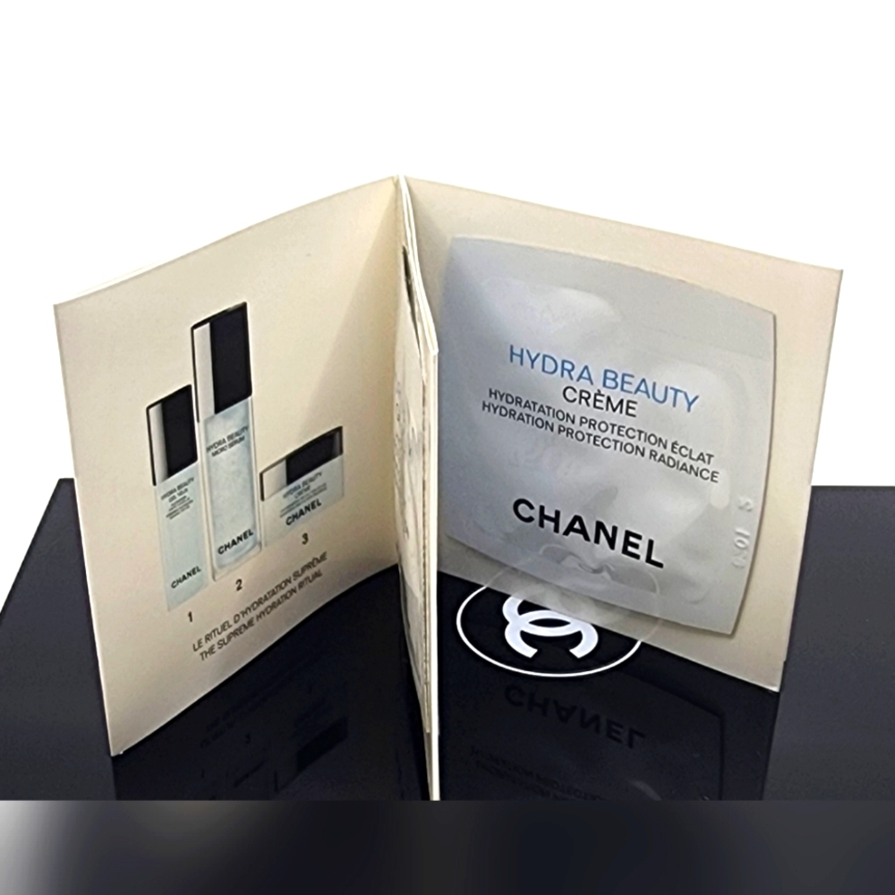 CHANEL Hydra Beauty Crème 3 Sample Sachets PACK OF 4